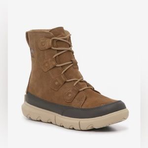 Sorel, Men’s 8M, Explorer Boot, Tan / Brown, Waterproof, Lace Up, NWT